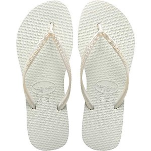 Chinelo Havaianas Feminino Slim 37/8 Branco Havaianas