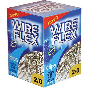 Clips Galvanizado Aço 2/0 500G Wire Flex