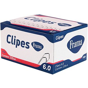 Clips Galvanizado Aço 6/0 C/220Un Frama