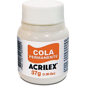 Cola Pano Permanente Tecido Pote 37G Acrilex