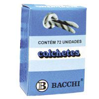 Colchete Latonados N.10 Cx.c/ 72Unid. Bacchi