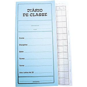 Diario De Classe Mensal 12Fls. Tamoio