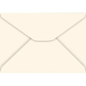 Envelope Carta Colorido 114X162Mm Creme 85G Foroni