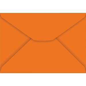Envelope Carta Colorido 114X162Mm Laranja 85G Foroni