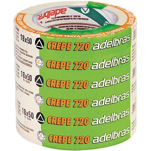 Fita Crepe 720 Alta Performance 18Mmx50M Adelbras