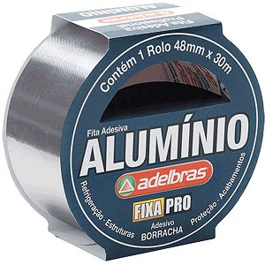 Fita De Alta Resistência Aluminium Tape 48Mmx30Mts Adelbras