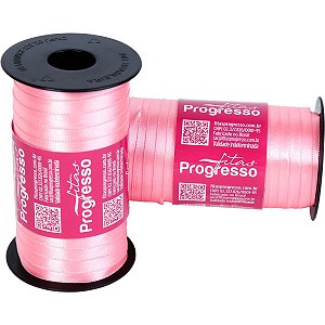 Fita De Cetim 07Mm 100M. Rosa Petala 009 Fitas Progresso