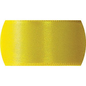 Fita De Cetim 07Mm 10M. Amarelo Gema 763 Fitas Progresso