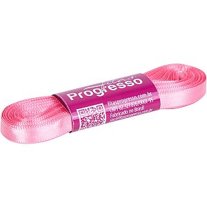 Fita De Cetim 07Mm 10M. Rosa Pétala 009 Fitas Progresso