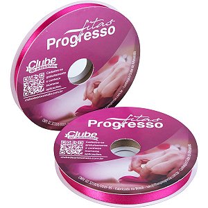 Fita De Cetim 10Mm 50M. Pink 303 Fitas Progresso