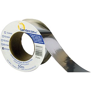 Fita Metaloide 10Mmx50Mts. Prata Lantecor