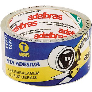 Fita Para Empacotamento Qualitape 48Mmx45M Transp. Adelbras