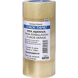 Fita Para Empacotamento Tack Tape Pp 48X100M Transpare Amazon Tape