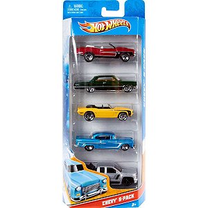 Hot Wheels Hot Wheels C/5 Carrinhos Sort. Mattel