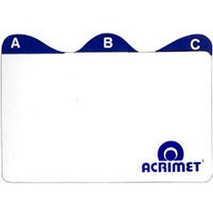 Indice Para Fichario A-Z  3X5 Cartao Acrimet