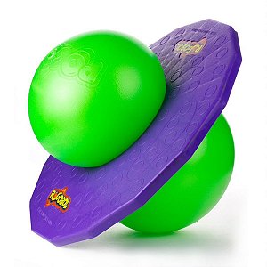 Jump Ball Pogobol Roxo/verde Estrela