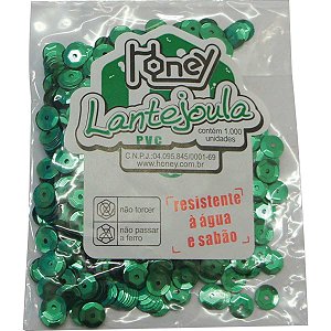 Lantejoula Metalizada Verde N.6 C/1000Unid. Honey