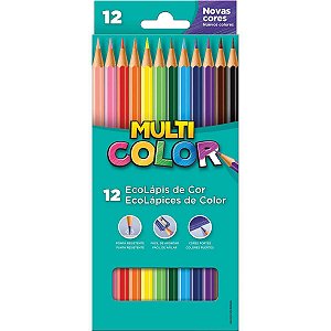 Lapis De Cor Sextavado Multicolor Super Eco 12 Cores Faber-Castell