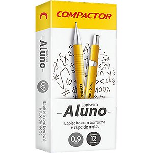 Lapiseira 0.9Mm Aluno 0,9 Metalica Compactor