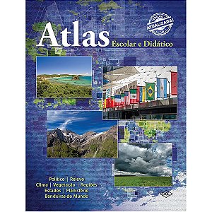 Livro Atlas Escolar E Didatico Cp.dura 80P Dcl