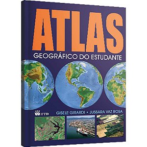 Livro Atlas Geografico Do Estudante 160Pgs F.t.d.