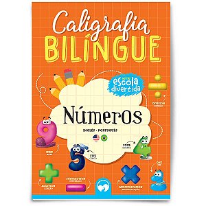 Livro Ensino Caligrafia Bilingue Numeros Vale Das Letras
