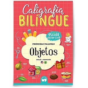 Livro Ensino Caligrafia Bilingue Objetos Vale Das Letras