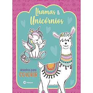 Livro Infantil Colorir Lhamas E Unicornios P/colorir Culturama