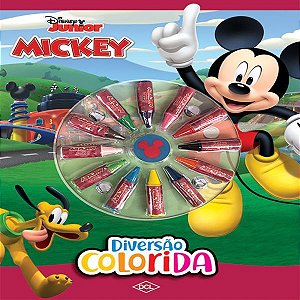 Livro Infantil Colorir Mickey Cores Diversao Colorida Dcl