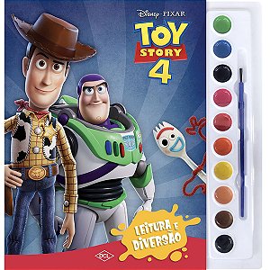 Livro Infantil Colorir Toy Story 4 Aquarela Dcl