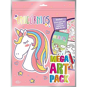 Livro Infantil Colorir Unicornios Super Color Pack Dcl