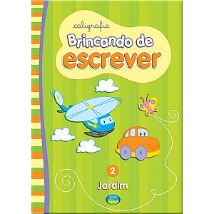 Livro Pedagogico Caligrafia Brincando Escrever Jardim N.02 Vale Das Letras