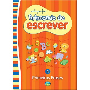 Livro Pedagogico Caligrafia Primeiras Frases 24Pgs N.04 Vale Das Letras