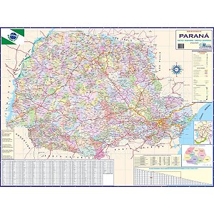 Mapa Periodico Estado Do Parana Multimapas