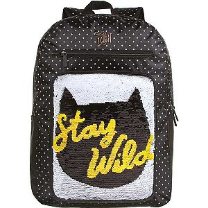 Mochila Escolar Capricho Lantejoulas G Dmw