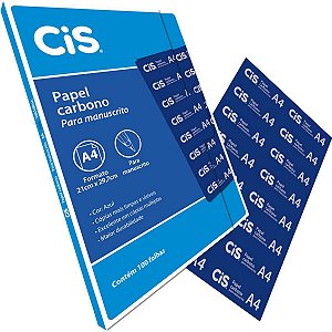 Papel Carbono Para Lapis Cis Azul A-4 Papel Sertic
