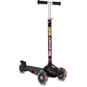 Patinete Skatenet Max Black Brinq. Bandeirante