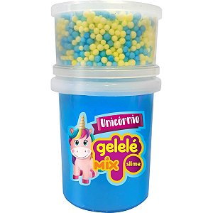 Slime Gelele Mix Surpresa Unicornio Doce Brinquedo