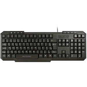 Teclado Multimidia Usb Slim Preto Multilaser