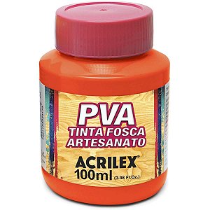 Tinta Pva Laranja 100Ml. Acrilex