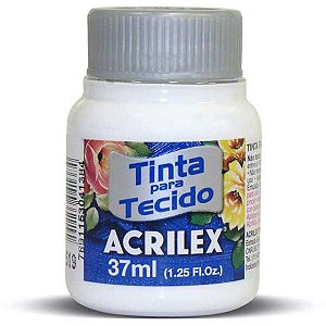 Tinta Tecido Fosca 037Ml Branco Acrilex