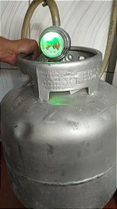 Registro de gás top 3em1 automático, luz de gás cheio, luz de gás vazio, luz de bloqueio automático compatível com todos fornos, fogões e cooktops de uso residencial...