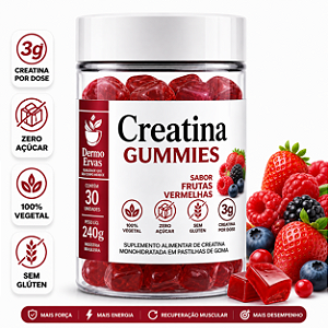 CREATINA GUMMIES FRUTAS VERM.D.E 240G