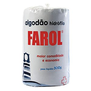 ALGODÃO HIDROFILO 500G - FAROL