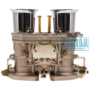 Weber 44 Álcool A Melhor Niquelação Carburador Idf Niquelado + Cornetas de 55mm de altura, Nova + Garantia + Pronta entrega - Carbuloja