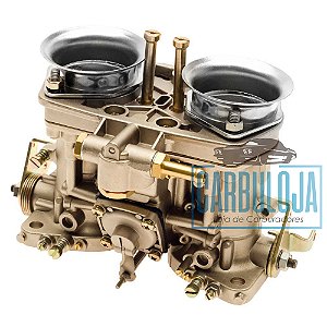 Weber 40 Álcool A Melhor Niquelação Carburador Idf Niquelado + Cornetas de 20mm de altura, Nova + Garantia + Pronta Entrega - Carbuloja