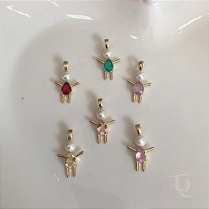 Pingente filha de pérola prata 925