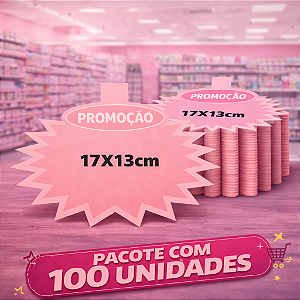 Splash Cartaz ROSA 17x13cm - 100 unidades