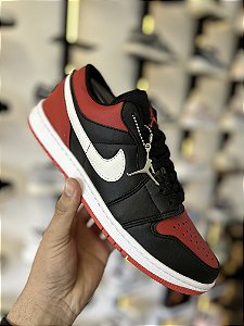Tênis Nike Jordan 1 Low Bred Toe