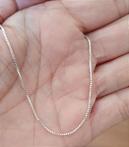 COLAR CORRENTE VENEZIANA AVULSA EM PRATA 925